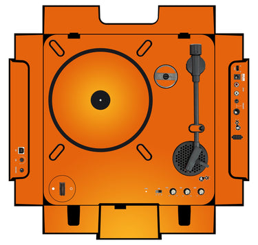 Numark PT 01 incl. Sides Skin Sunset